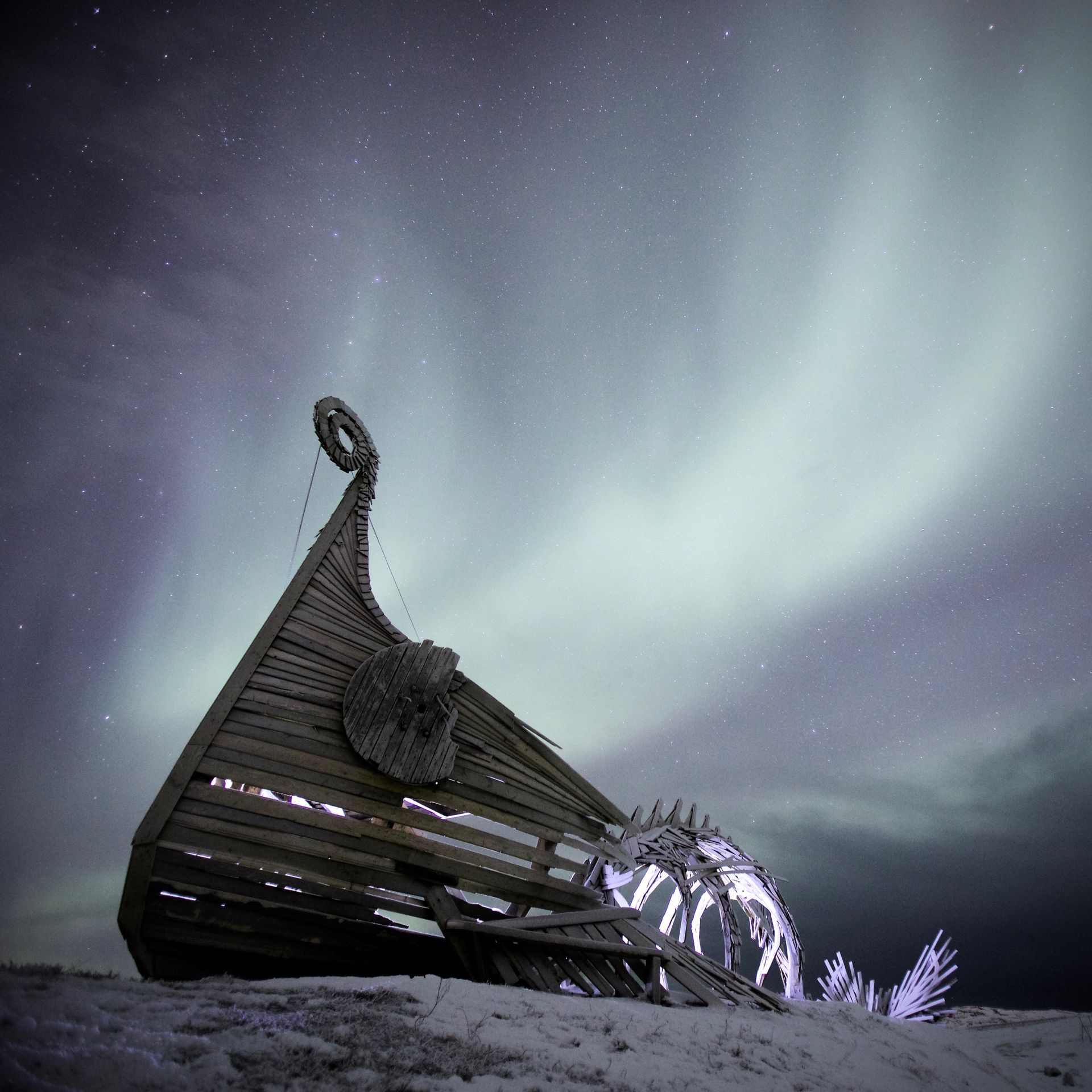 Nordlystur på julaften