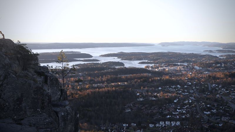 Rett etter soloppgang, 29.oktober 2017 kl.08:04.